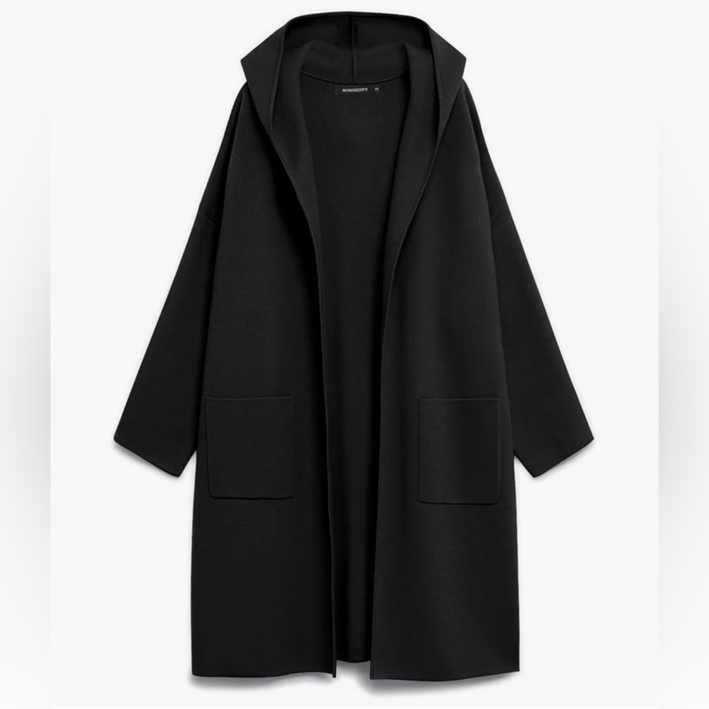 Long Hooded Cardigan